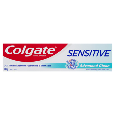 Colgate Sensitive Advanced Clean Toothpaste 110G