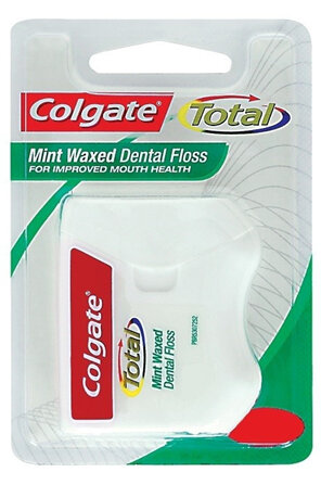 Colgate Total Mint Waxed Dental Floss 25m
