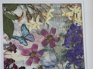 Collage Art, Framed Art, Wall Art, Flower Art, Pressed Flower Art, Dried Flowers
