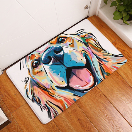 Colourful Dog Mat 40x60cm - Style 1