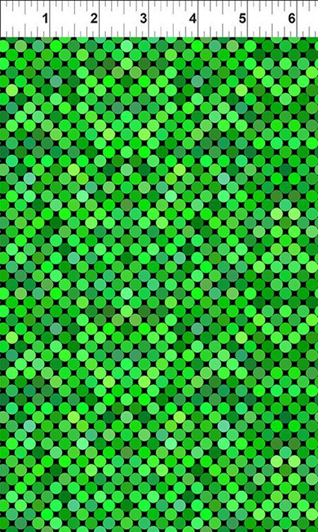 Colourful Dot Green 6Col5