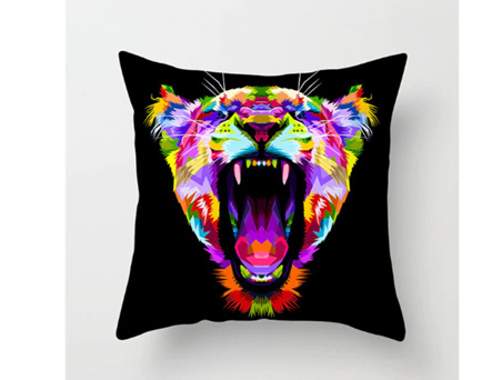 Colourful Roar Cushion Cover