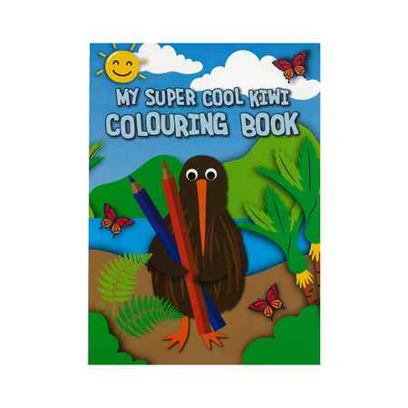Colouring Book The Kiwi 80pg 200x277mm