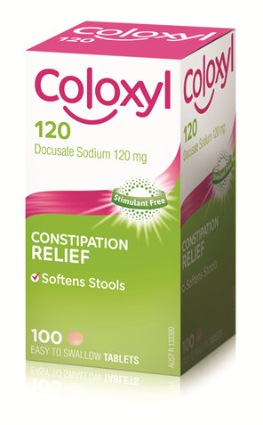 Coloxyl 120mg tablets 100s