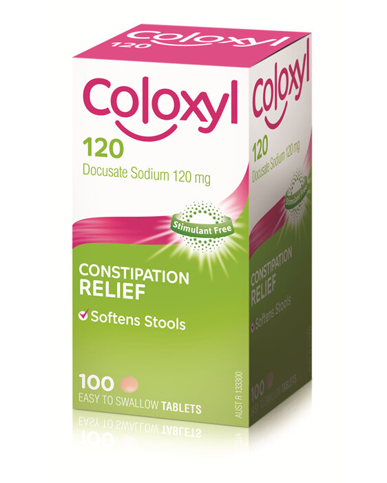 Coloxyl 120mg tablets 100s