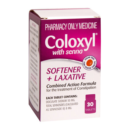 Coloxyl with senna tablets 30s