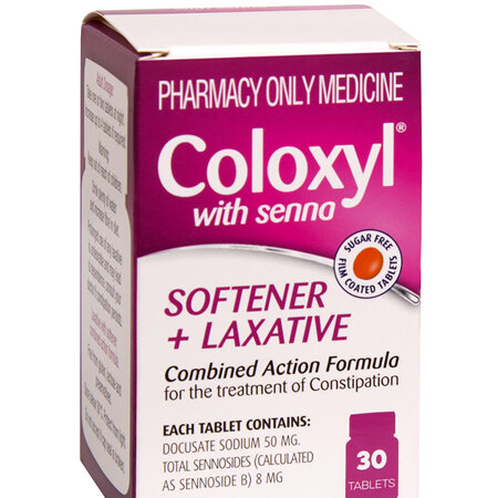 Coloxyl with senna tablets 30s