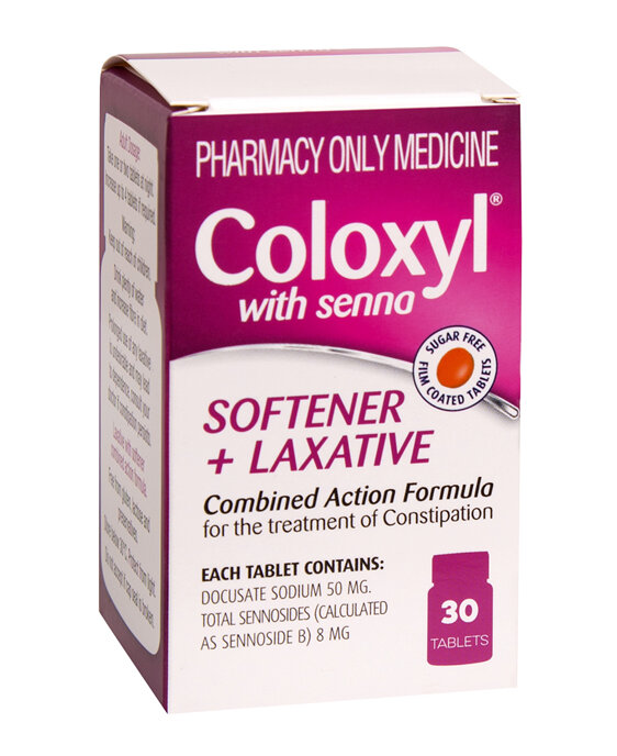 Coloxyl with senna tablets 30s