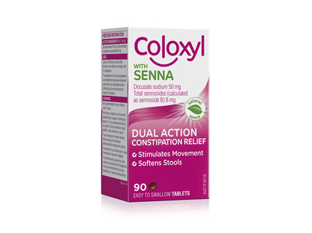 Coloxyl with senna tablets 90s