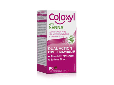 Coloxyl with senna tablets 90s