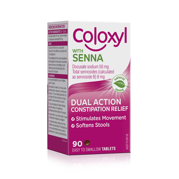 Coloxyl with senna tablets 90s