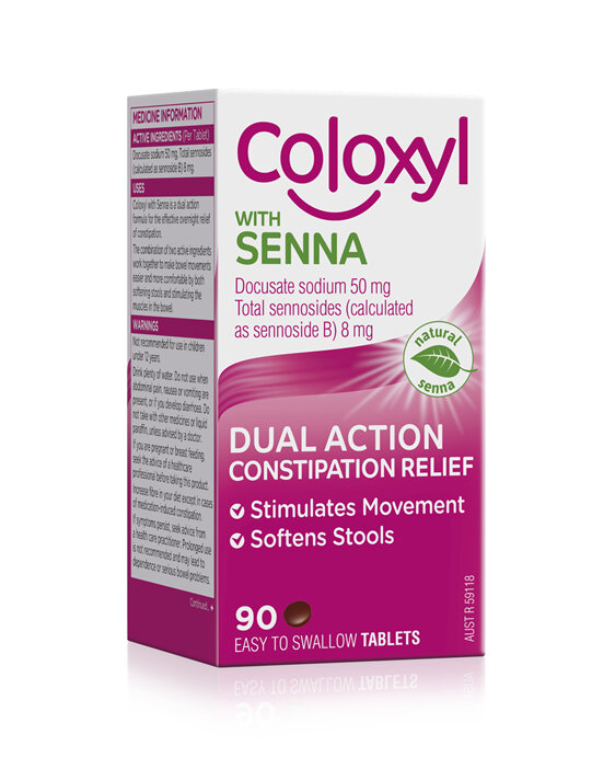 Coloxyl with senna tablets 90s