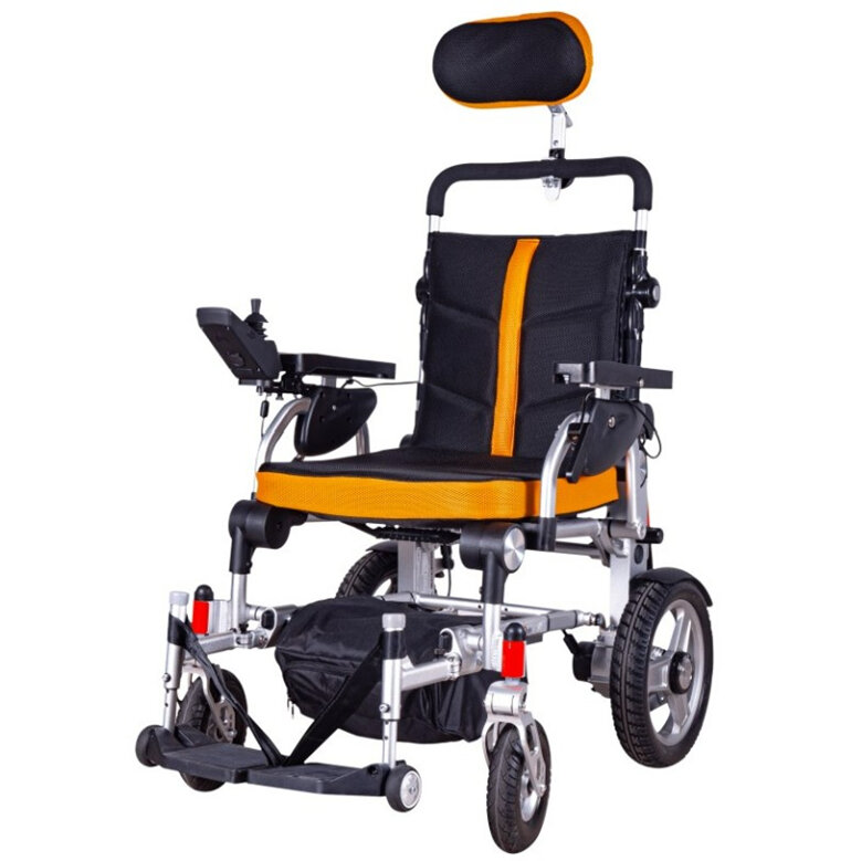 companion convertible travel folding electric wheelchair