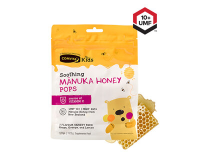 Comvita Kids Soothing Pops With UMF10+ Manuka Honey 15pack