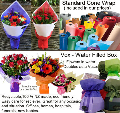 Cone wrap or water filled box Vox