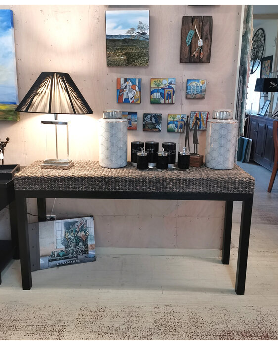 Console Hall Table New Zealand Water Hyacinth bloomdesigns