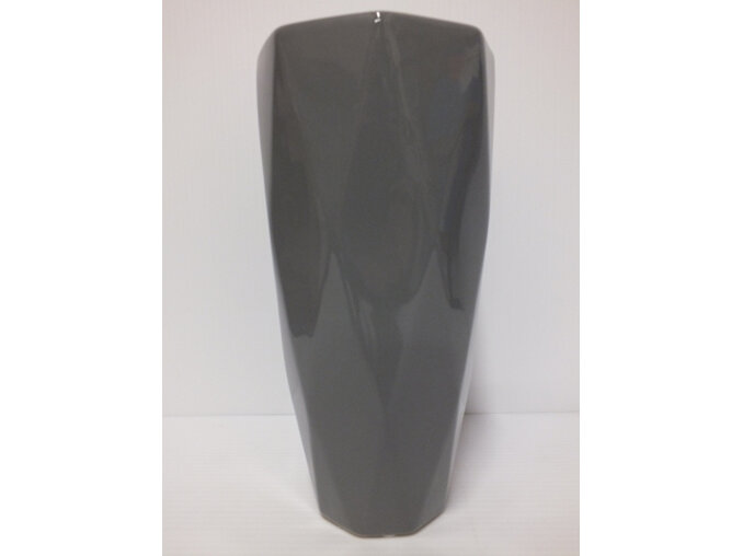 container#ceramic#pot#medium#patterned#geometric#darkgrey