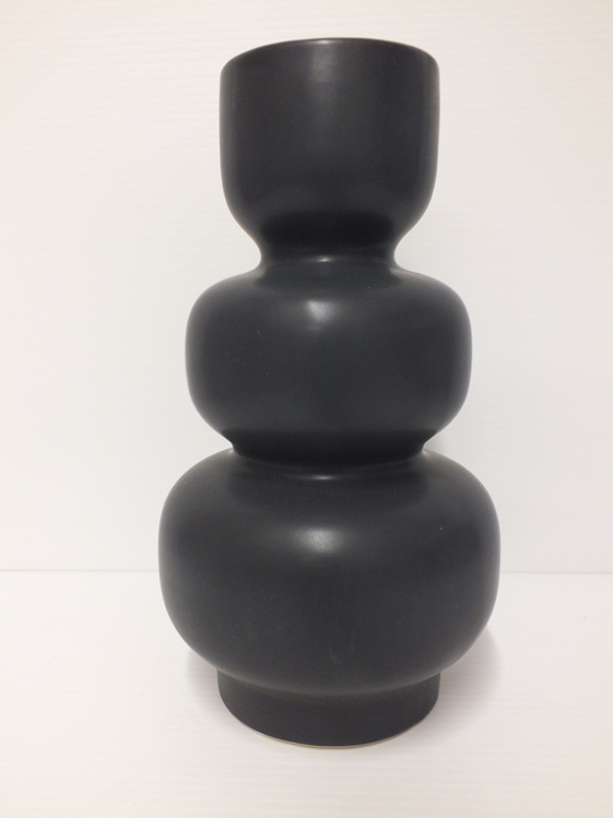 #container#ceramic#vase#round#black