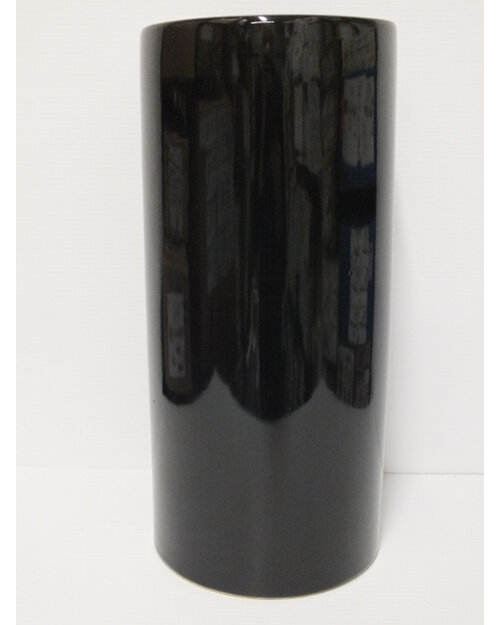 #container#ceramic#vase#round#black#tall#cylinder