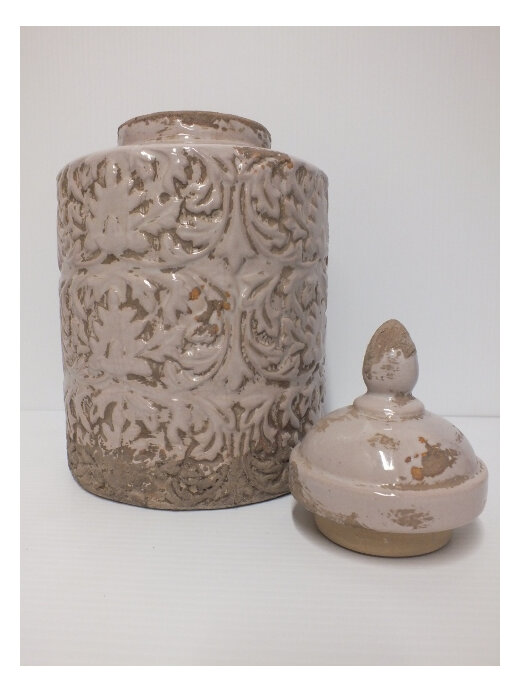 #container#ceramic#vase#round#earthytones#textured