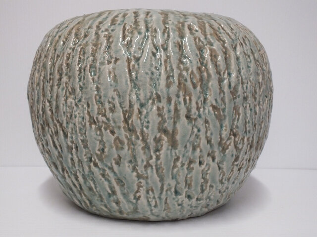 #container#ceramic#vase#round#seafoam#sirocco#rockbowl