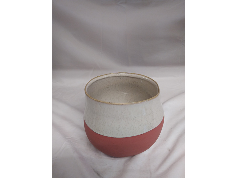 #container#ceramic#vase#round#white#rustic