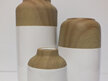 #container#ceramic#vase#round#white#timber