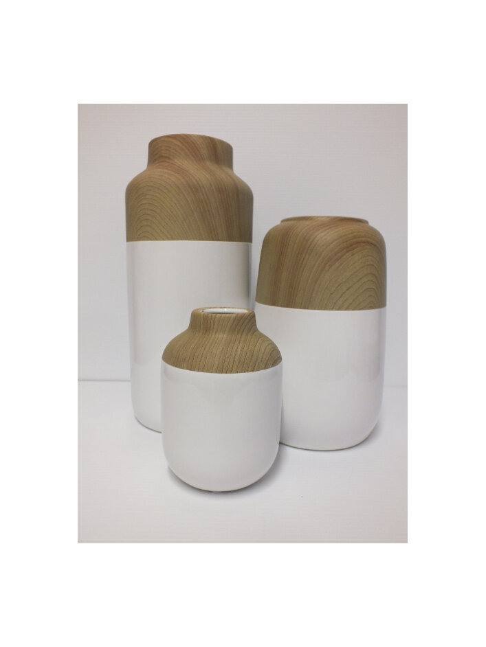 #container#ceramic#vase#round#white#timber#