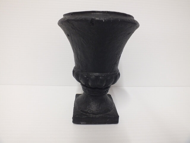 #container#fibre#plaster#classic#urn#black#mini