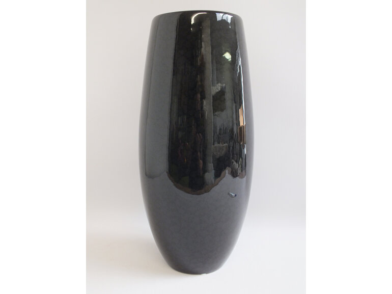#container#pot#large#black#bellyshape#ceramic#quality