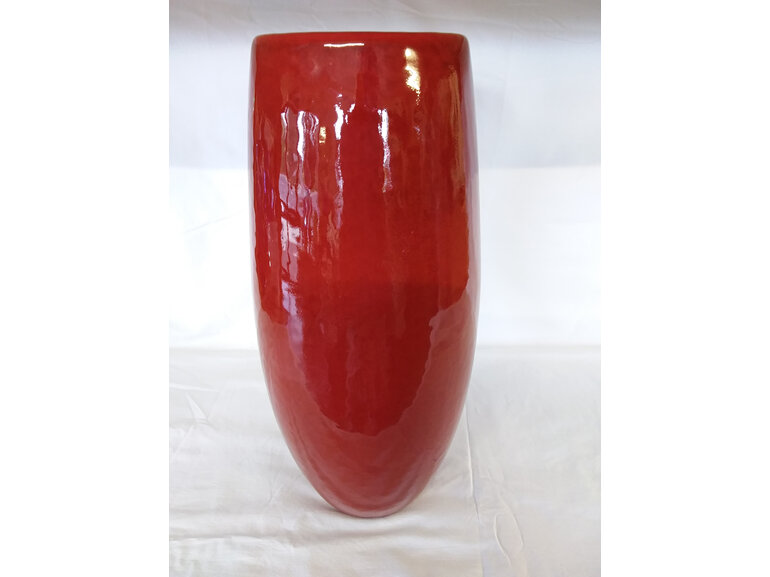 #container#pot#large#red#bellyshape#ceramic#quality