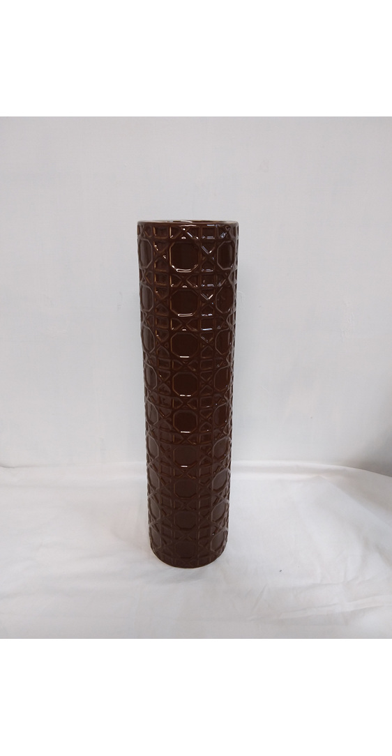 #container#pot#vase#tall#porcelain#brown#patterned