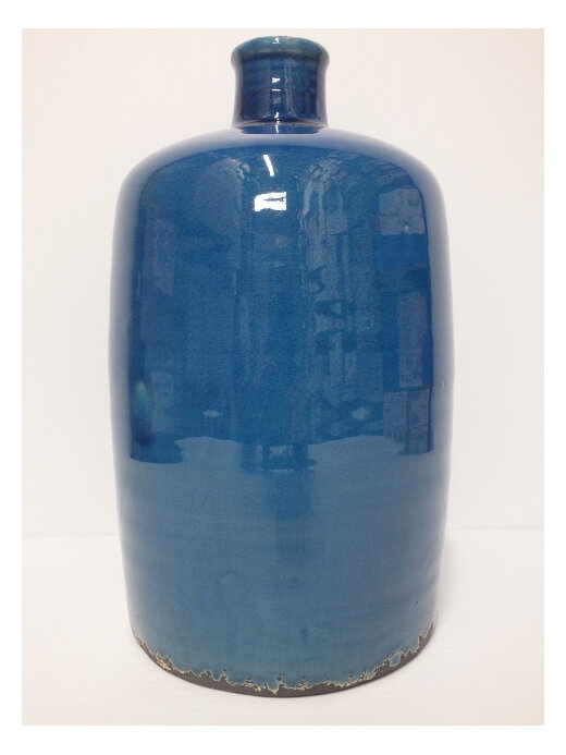 #container#vase#ceramic#blue#urn