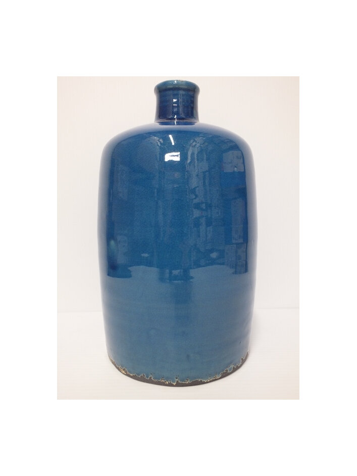 #container#vase#ceramic#blue#urn