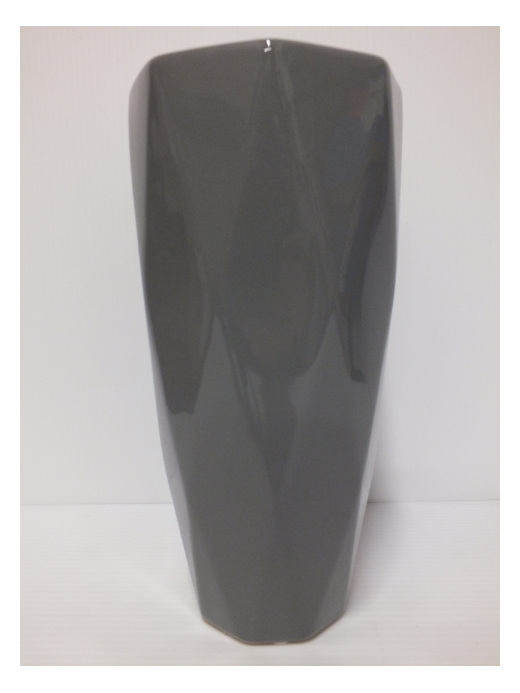 #container#vase#ceramic#darkgrey#diamondpattern