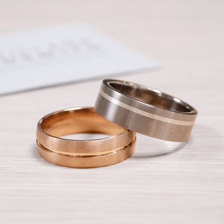 Contemporary Men's Wedding Rings