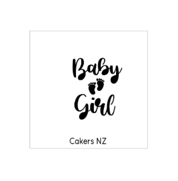 COOKIE STENCIL-Baby Girl