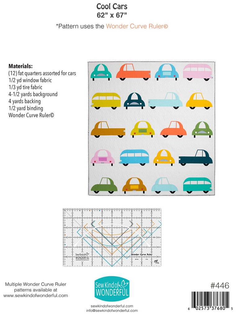 Cool Cars Quilt Pattern