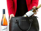Cool Clutch Cooler Bag Kate Black Snake Textured chiller wine her