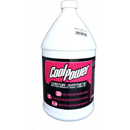 CoolPower Pink Castor/Synthetic Blend Oil  3.8 Litre