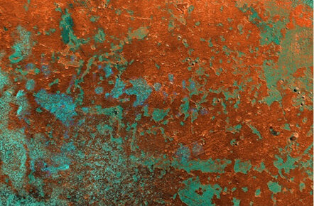 Copper Roycyled Decoupage Paper