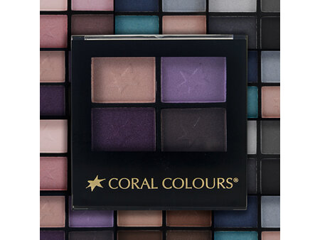 Coral Colours Eye Shadow Quartets Vibrant