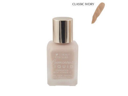 Coral Colours Luminous Foundation - Classic Ivory