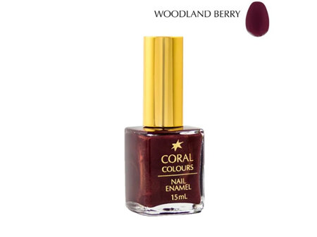 Coral Colours Nail Enamel - Woodland Berry