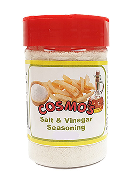 Cosmo's Salt & Vinegar Seasoning Retail Shaker 250gm