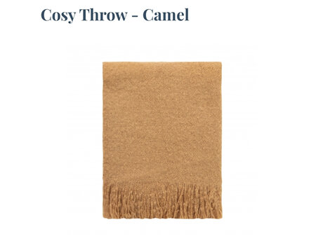 Cosy Throw - Camel