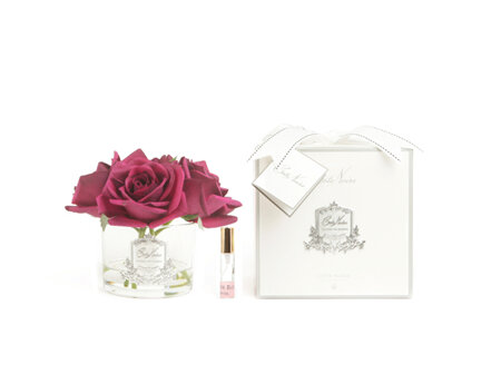 Cote Noire Perfumed Natural Touch 5 Roses - Clear - Carmine Red - GMR64