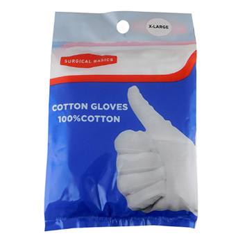 COTTON GLOVES EXTRA LARGE 1 PAIR
