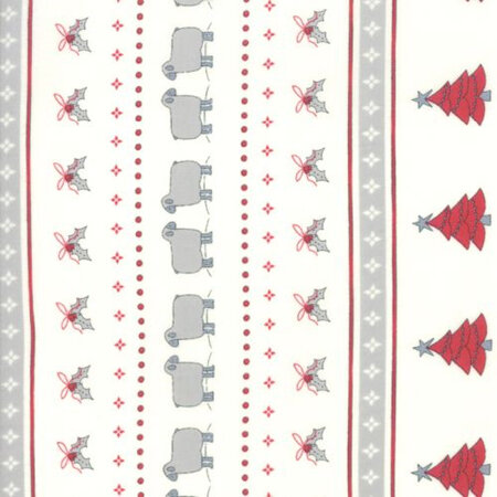 Country Christmas Christmas Stripe Winter White 2960-11