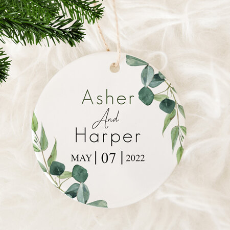 Couple 2 personalised Ornament